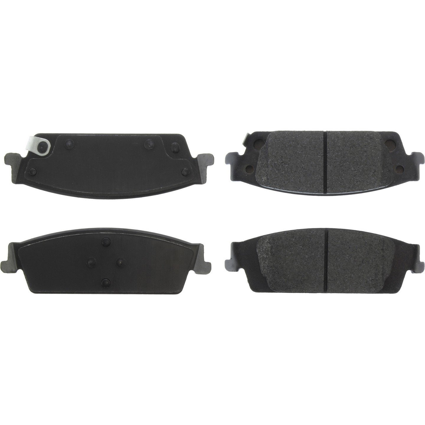 Posi Quiet Extended Wear Brake Pads with Hardware  top view frsport 106.17070