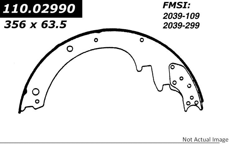 Stoptech Centric Premium Brake Shoes - Front/Rear 111.02990