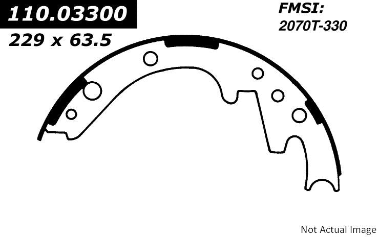 Stoptech Centric Premium Brake Shoes - Front 111.03300