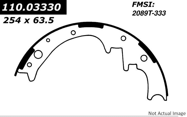 Stoptech Centric Premium Brake Shoes - Front/Rear 111.03330