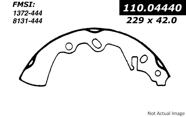 Stoptech Centric Premium Brake Shoes - Rear 111.04440