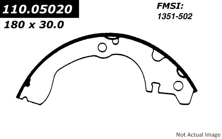 Stoptech Centric Premium Brake Shoes - Rear 111.05020