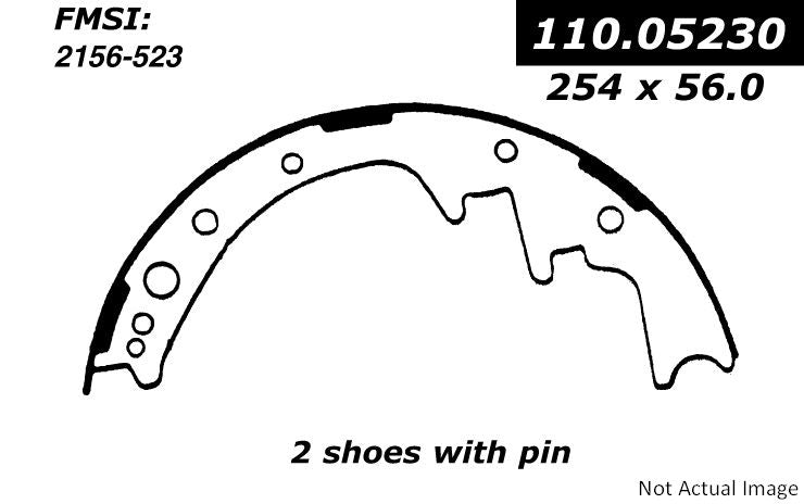 Stoptech Centric Premium Brake Shoes - Rear 111.05230