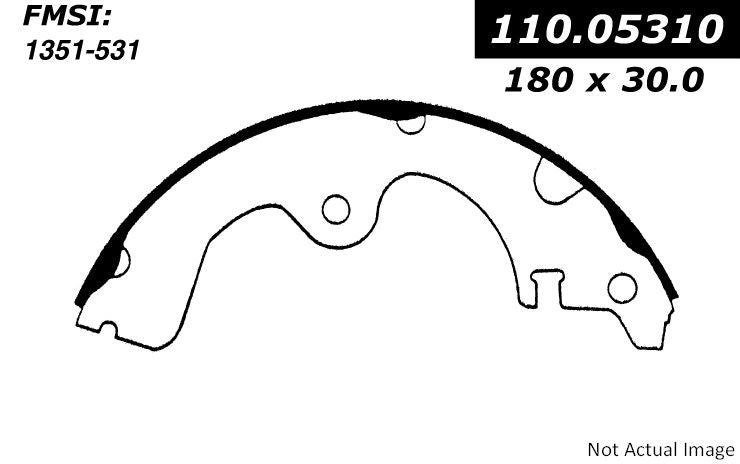 Stoptech Centric Premium Brake Drum Shoe 83-90 Toyota Tercel 111.05310