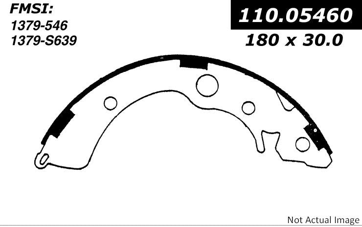 Stoptech Centric Premium Brake Shoes - Rear 111.05460