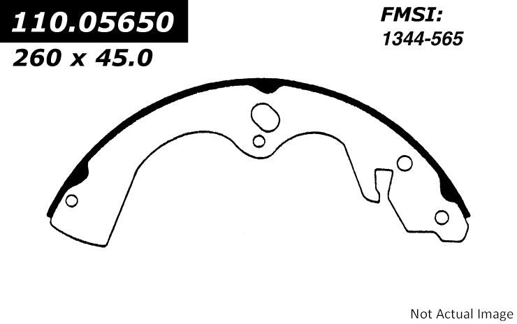 Stoptech Centric Premium Brake Shoes - Rear 111.05650