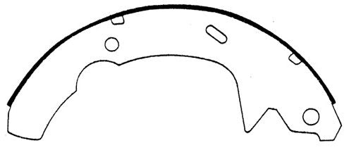 centric parts premium brake shoes  frsport 111.05990