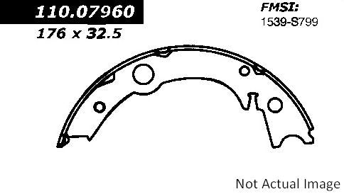 Stoptech Centric Parking Brake Shoes 00-05 Toyota Celica 111.07960