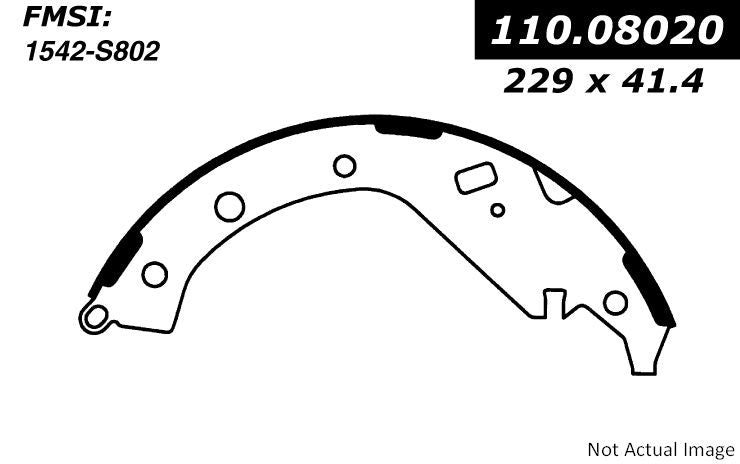 Stoptech Centric Premium Brake Shoes - Rear 111.08020