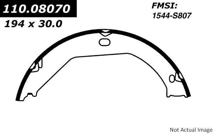 Stoptech Centric Premium Parking Brake Shoes - Rear PB 111.08070