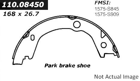 Stoptech Centric Premium Parking Brake Shoes - Rear PB 111.08450