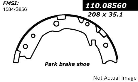 Stoptech Centric Premium Parking Brake Shoes - Rear PB 111.08560