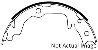 Stoptech Centric Premium Parking Brake Shoes - Rear PB 111.08861