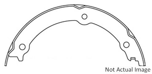 Stoptech Centric Premium Parking Brake Shoes - Rear PB 111.09080