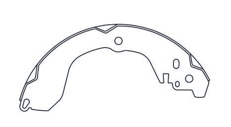 centric parts premium brake shoes  frsport 111.09190