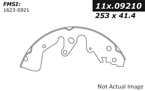 Stoptech Centric Premium Brake Shoes - Rear 111.09210