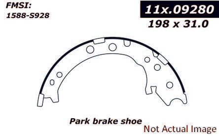 Stoptech Centric Premium Parking Brake Shoes - Rear PB 111.09280