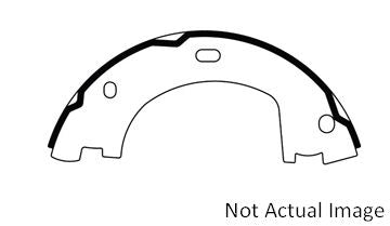 Stoptech Centric Premium Parking Brake Shoes - Rear PB 111.09400