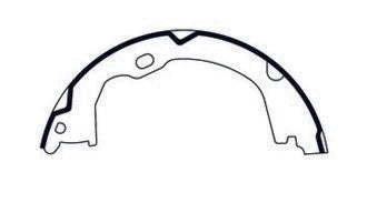 centric parts premium parking brake shoes  frsport 111.09410