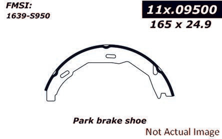 Stoptech Centric Premium Parking Brake Shoes - Rear PB 111.09500