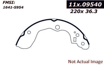 Stoptech Centric Premium Brake Shoes - Rear 111.09540