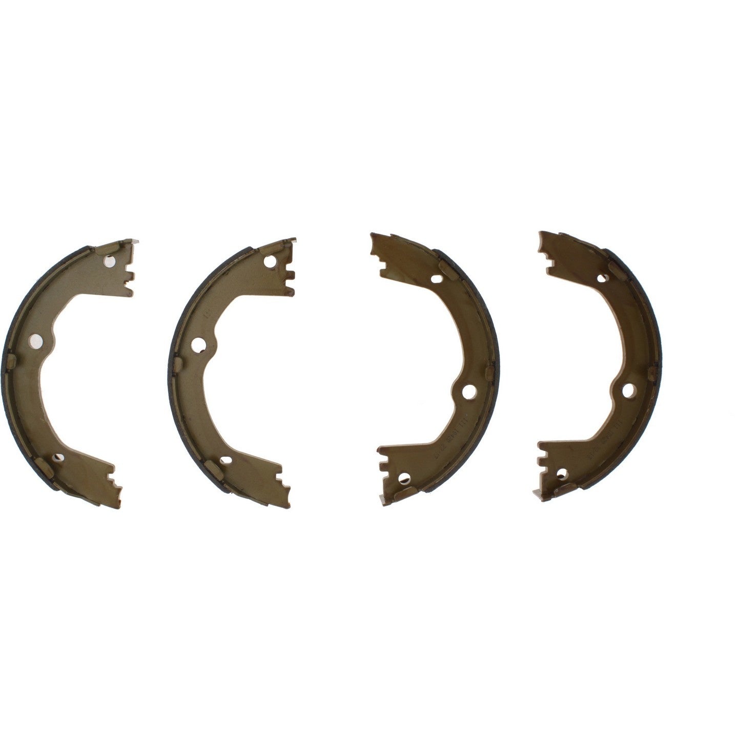 StopTech Premium Parking Brake Shoes  top view frsport 111.10420