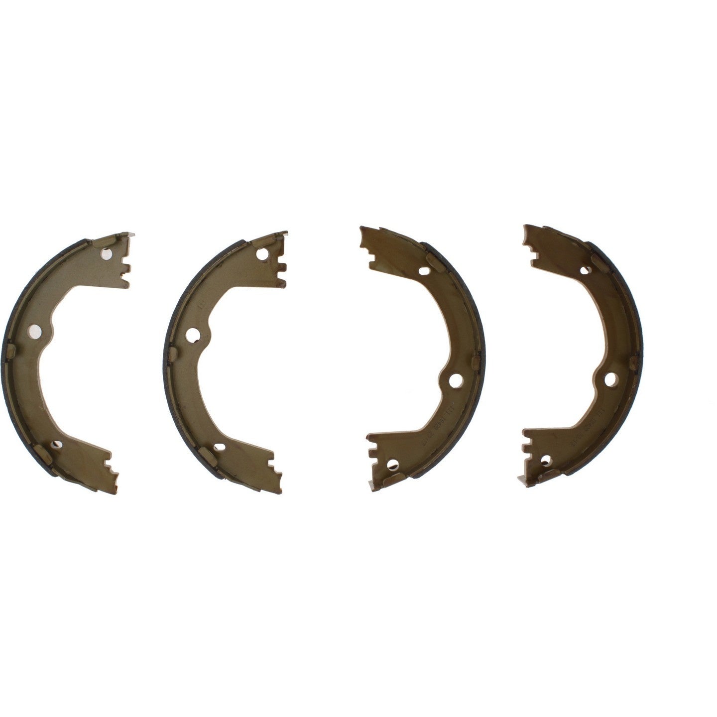 Centric Parts Premium Parking Brake Shoes  top view frsport 111.10420