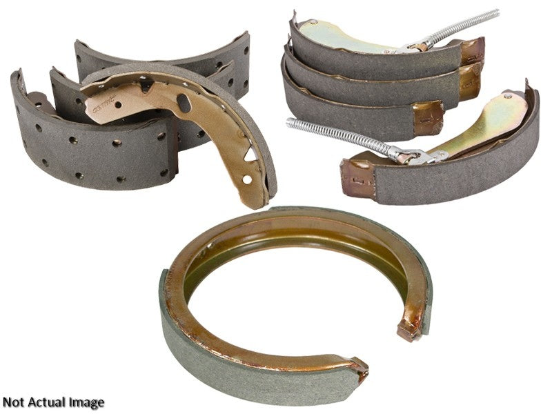 StopTech Premium Parking Brake Shoes  top view frsport 111.10450