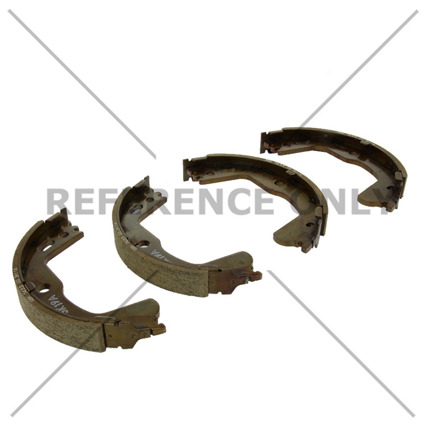 Stoptech Centric 15-17 Hyundai Genesis Premium Rear Drum Brake Shoes 111.10710