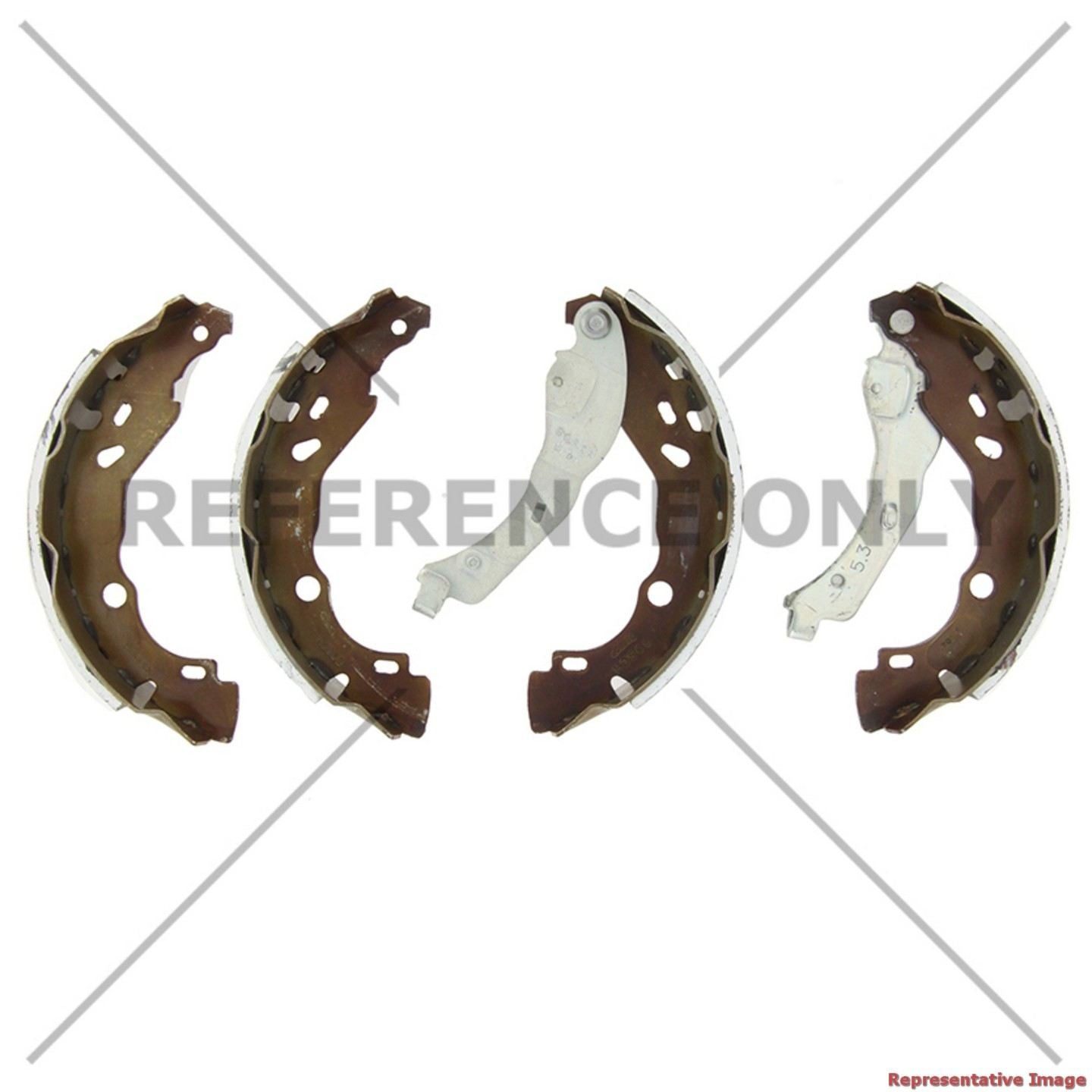 Centric Parts Premium Brake Shoes  top view frsport 111.10721