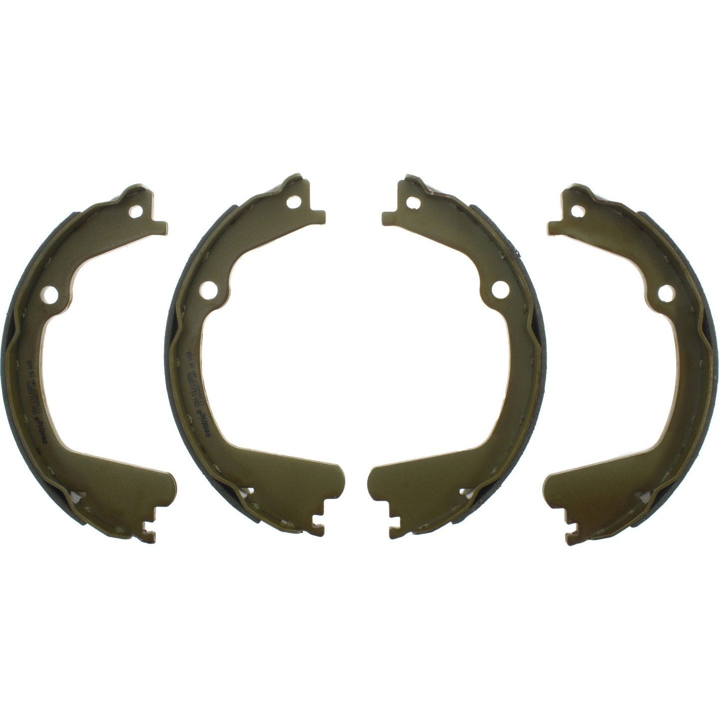 StopTech Premium Parking Brake Shoes  top view frsport 111.10870