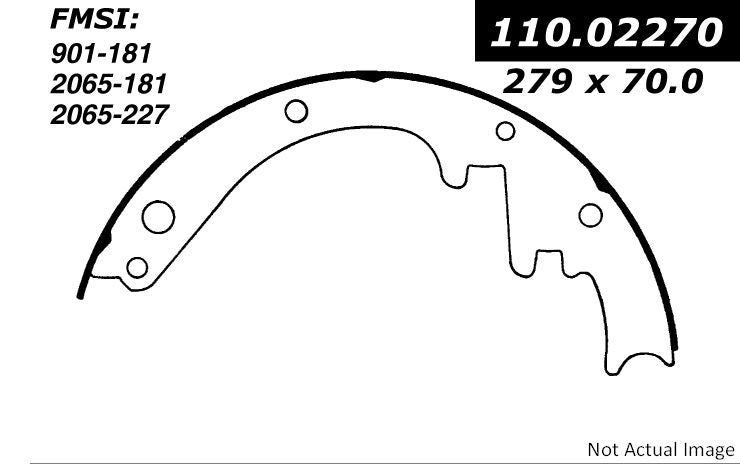 Stoptech Centric Heavy Duty Brake Shoes - Front 112.02270