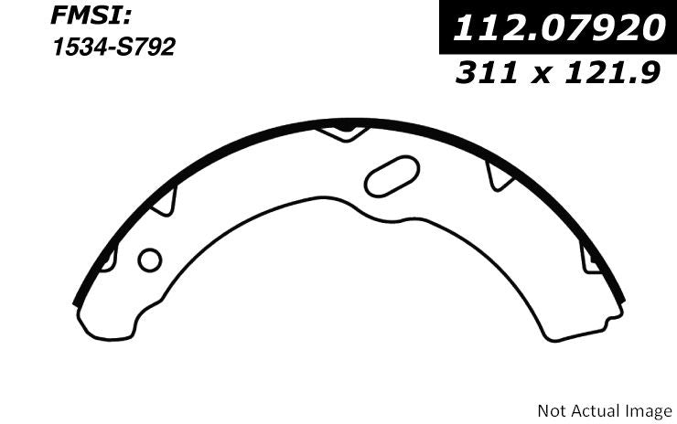 Stoptech Centric Heavy Duty Brake Shoes - Rear 112.07920