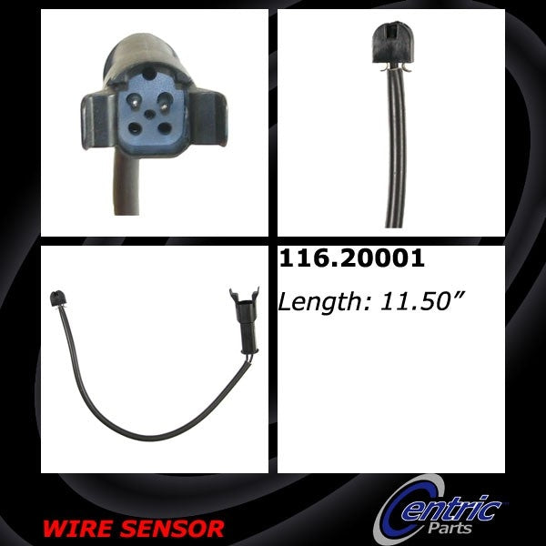 StopTech Brake Pad Sensor Wires  top view frsport 116.20001