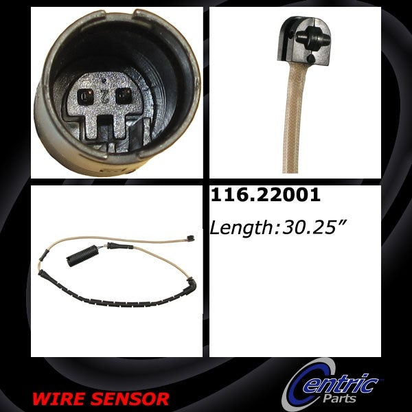 Centric Parts Brake Pad Sensor Wire  top view frsport 116.22001