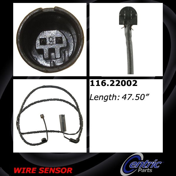 Centric Parts Brake Pad Sensor Wire  top view frsport 116.22002