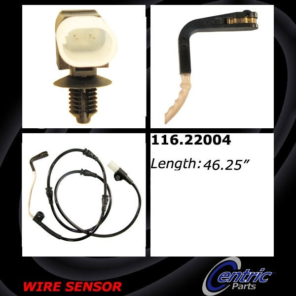 Stoptech Centric Rear Electronic Brake Pad Wear Sensor Wire 116.22004