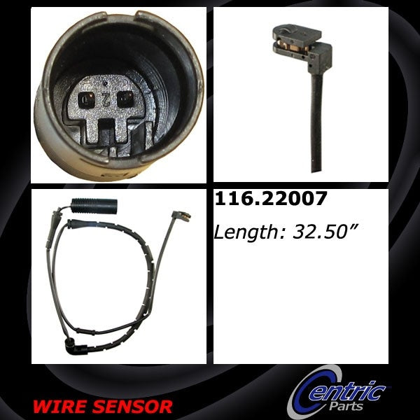 StopTech Brake Pad Sensor Wires  top view frsport 116.22007
