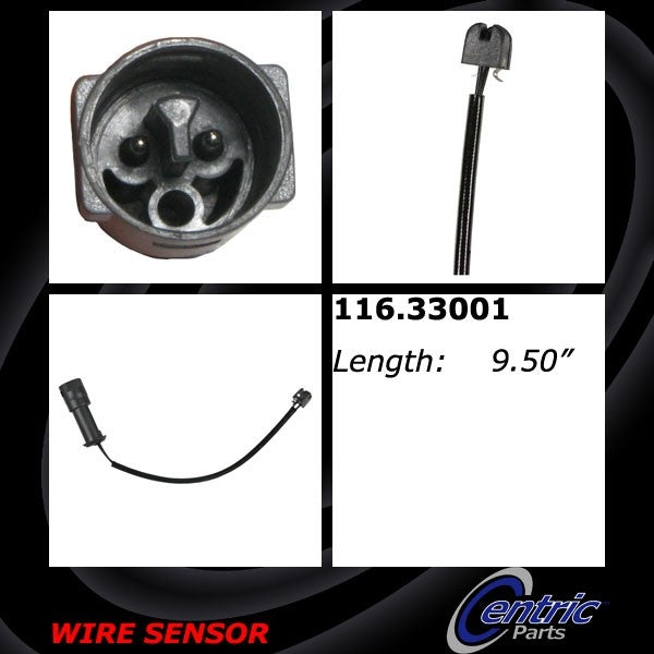 Centric Parts Brake Pad Sensor Wire  top view frsport 116.33001