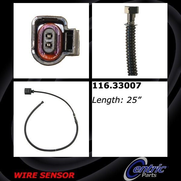 StopTech Brake Pad Sensor Wires  top view frsport 116.33007