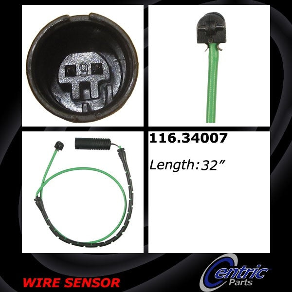 Centric Parts Brake Pad Sensor Wire  top view frsport 116.34007