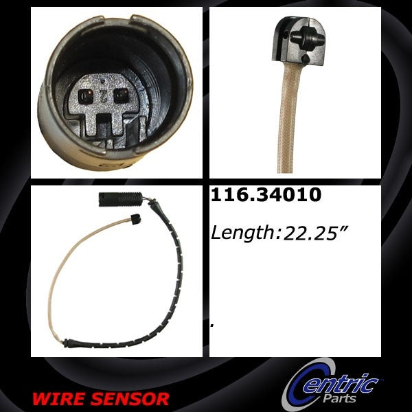 Centric Parts Brake Pad Sensor Wire  top view frsport 116.34010