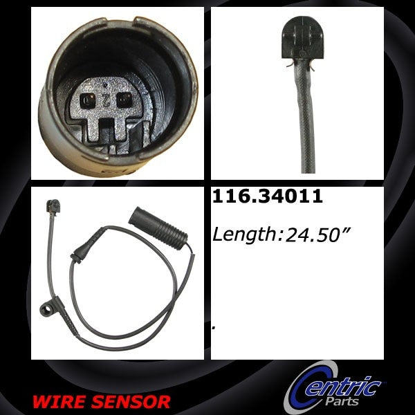 Centric Parts Brake Pad Sensor Wire  top view frsport 116.34011