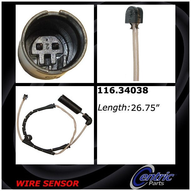 centric parts brake pad sensor wire  frsport 116.34038