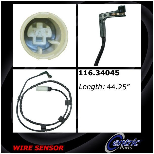 centric parts brake pad sensor wire  frsport 116.34045