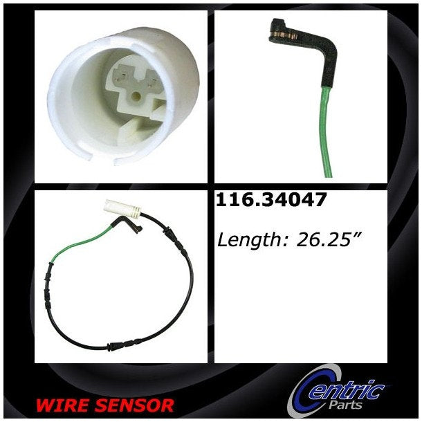 centric parts brake pad sensor wire  frsport 116.34047