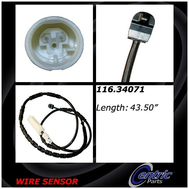 centric parts brake pad sensor wire  frsport 116.34071