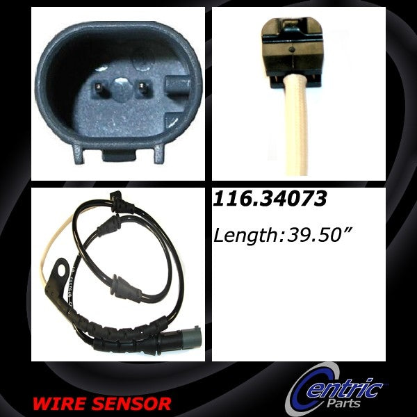 Centric Parts Brake Pad Sensor Wire  top view frsport 116.34073