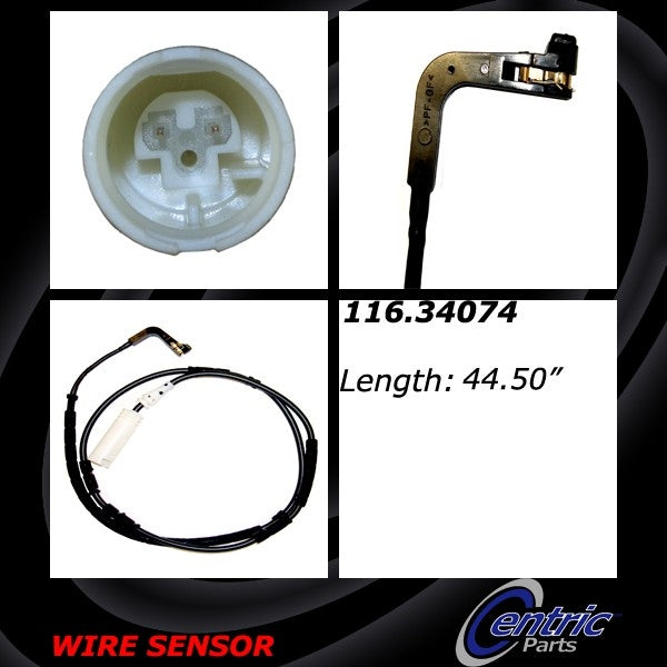 Centric Parts Brake Pad Sensor Wire  top view frsport 116.34074