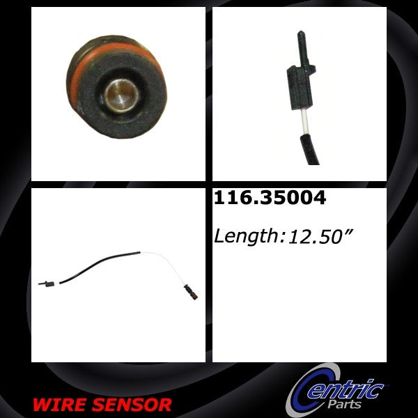 Centric Parts Brake Pad Sensor Wire  top view frsport 116.35004